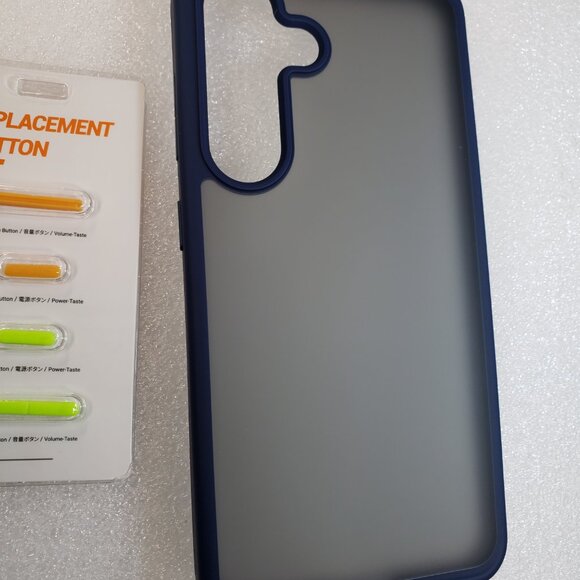 Torras for Samsung Galaxy S25 Case (Regular Version) Blue Transparent Shockproof - Picture 4 of 10